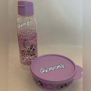 Tupperware Minnie Mouse “ Grow Gently” Lunch Set